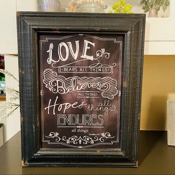 Other - Love Themed Scripture Wall Sign